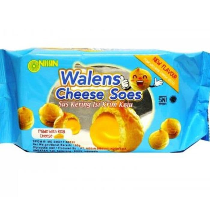 Nissin Walens Cheese Keju Soes 100gram 100 gram