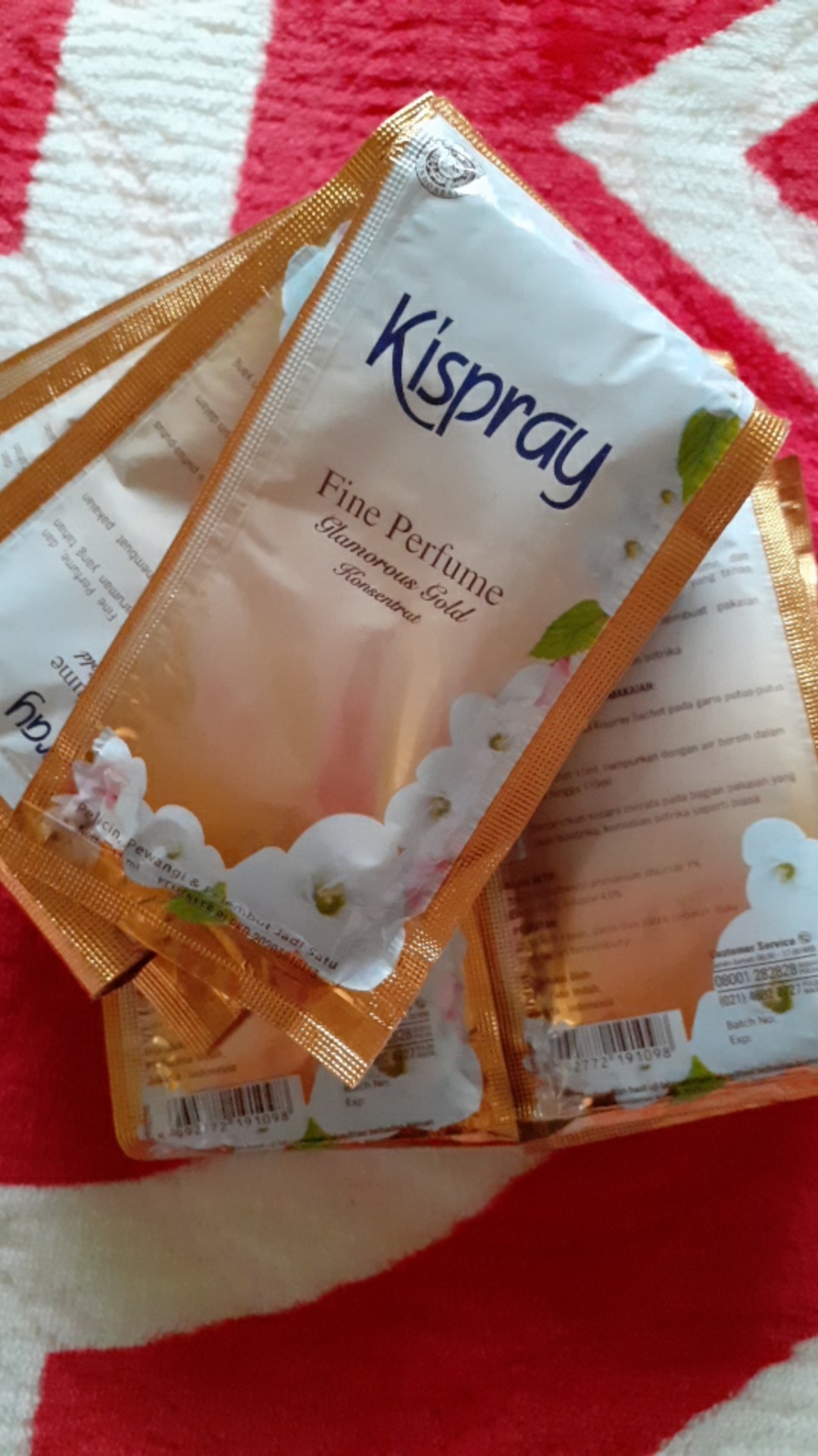 Kispray Gold Sachet  Isi 12 × 11 Ml