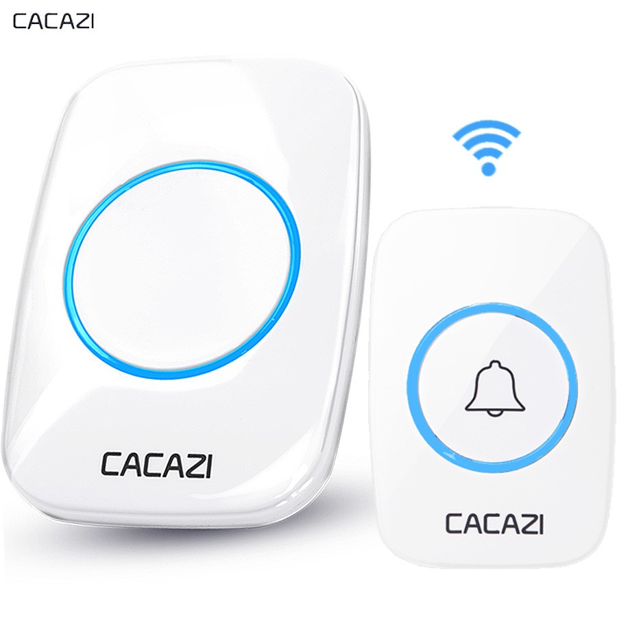 CACAZI Bel Rumah  Listrik Tanpa Kabel dan Wireless Door 