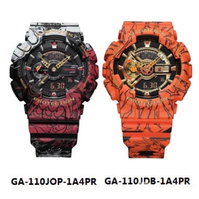 [ In stock ] CASIO men's watch G-SHOCK X One Piece Dragon Ball GA100 GA110 GSHOCK