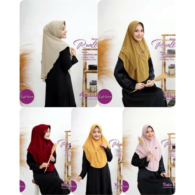 Bergo Rosella Ellisa hijab