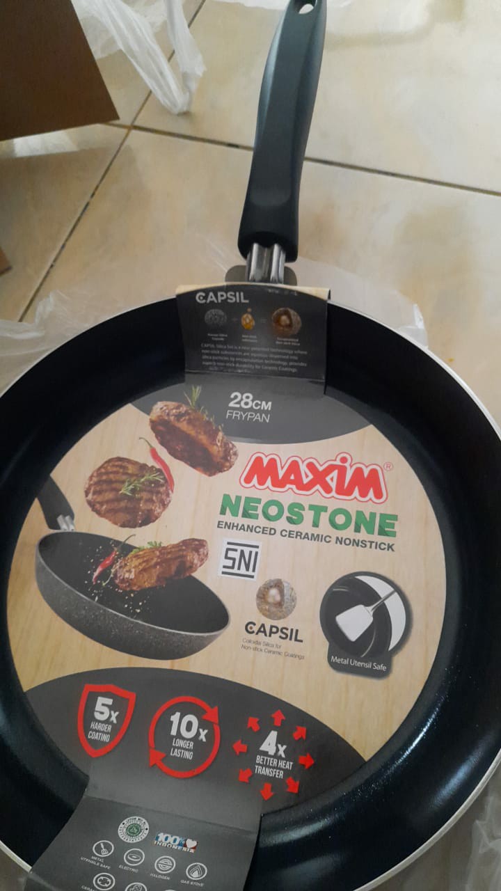 Maxim Neostone Frypan 28 Cm Wajan Keramik