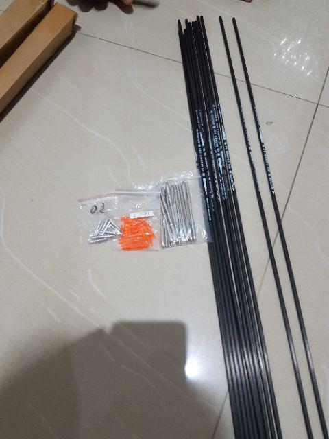 Nock Arrow Plastic L Pin Shaft Accessories 1pcs