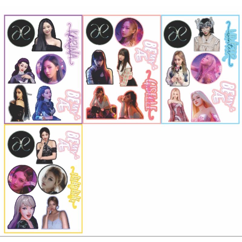 

(CUCI GUDANG) STIKER UNOFF SET AESPA KARINA GISELLE WINTER NINGNING