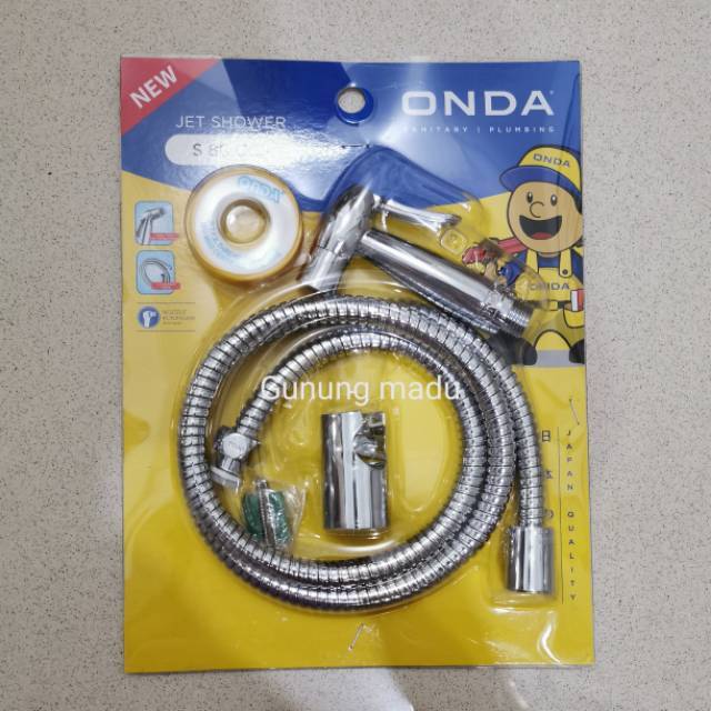 JET SHOWER ONDA CHROME / SHOWER KLOSET CLOSET TOILET / SHOWER CEBOK SEMPROTAN WC
