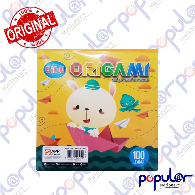 

Kertas Origami Sinar Dunia 16 x 16 Isi 100 Lembar
