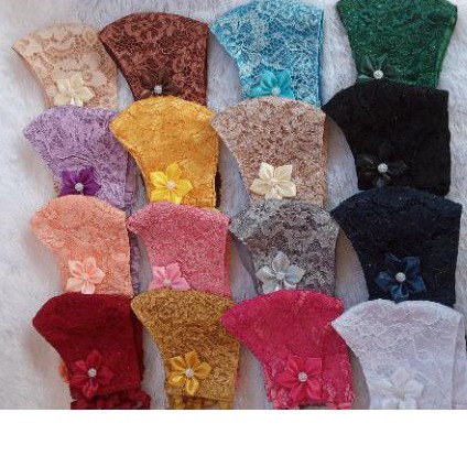 masker brukat, masker Brokat hijab, bisa couple ibu anak, masker kain cantik