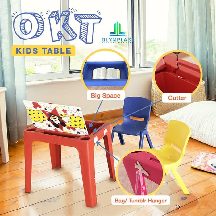  Olymplast  OKT Kids Table Meja  Anak  Dengan Laci Belajar 