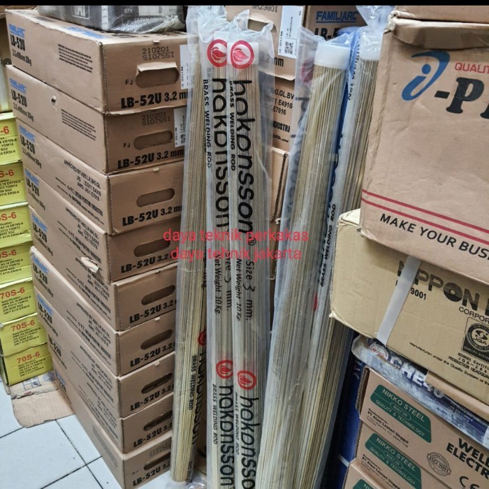 hakonsson kawat las Kuningan 3mm 1kg - kawat las Kuningan hakonsson