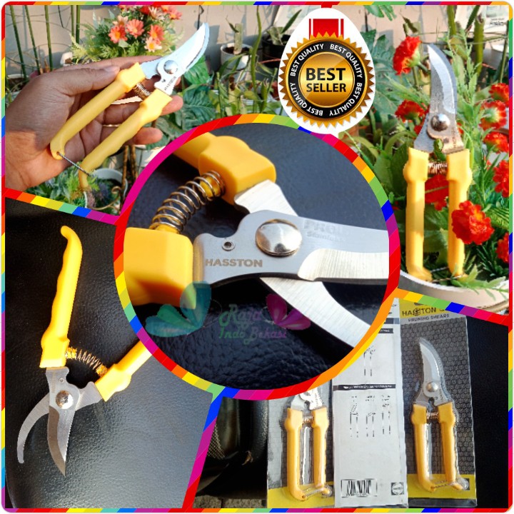 Ori Gunting Dahan Ranting Haston Prohex Pruning Shears Gunting Art 1350 1353 Tajam Anti Karat Kuat Gunting Dahan Ori