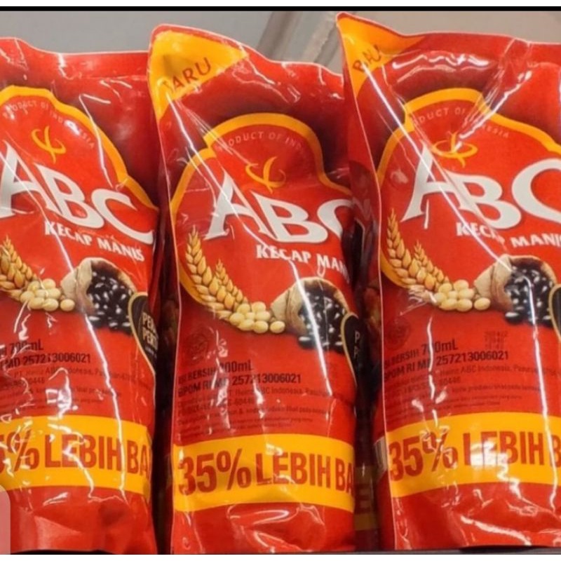 

ABC Kecap Manis 700ml 35% isi lebih banyak