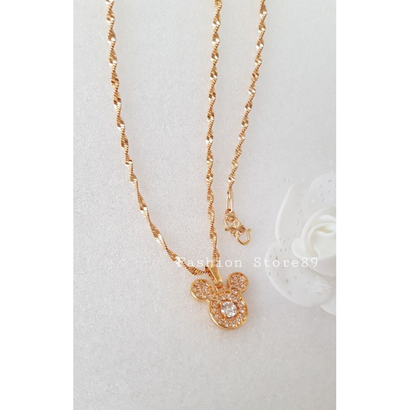 kalung Fashion Xuping permata kalung Fashion lapis emas 18K bestseller bestquality Mcy Mc8