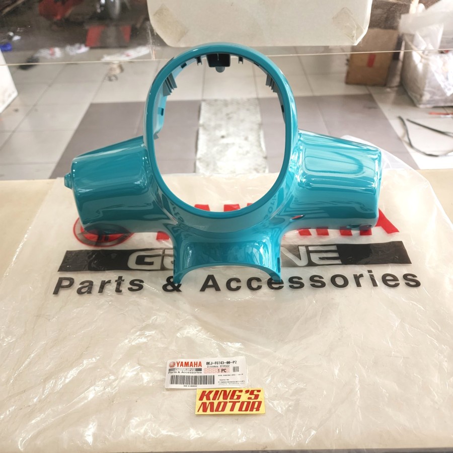 COVER BATOK LAMPU DEPAN FAZZIO HIJAU TOSCA BEJ F6143 P2