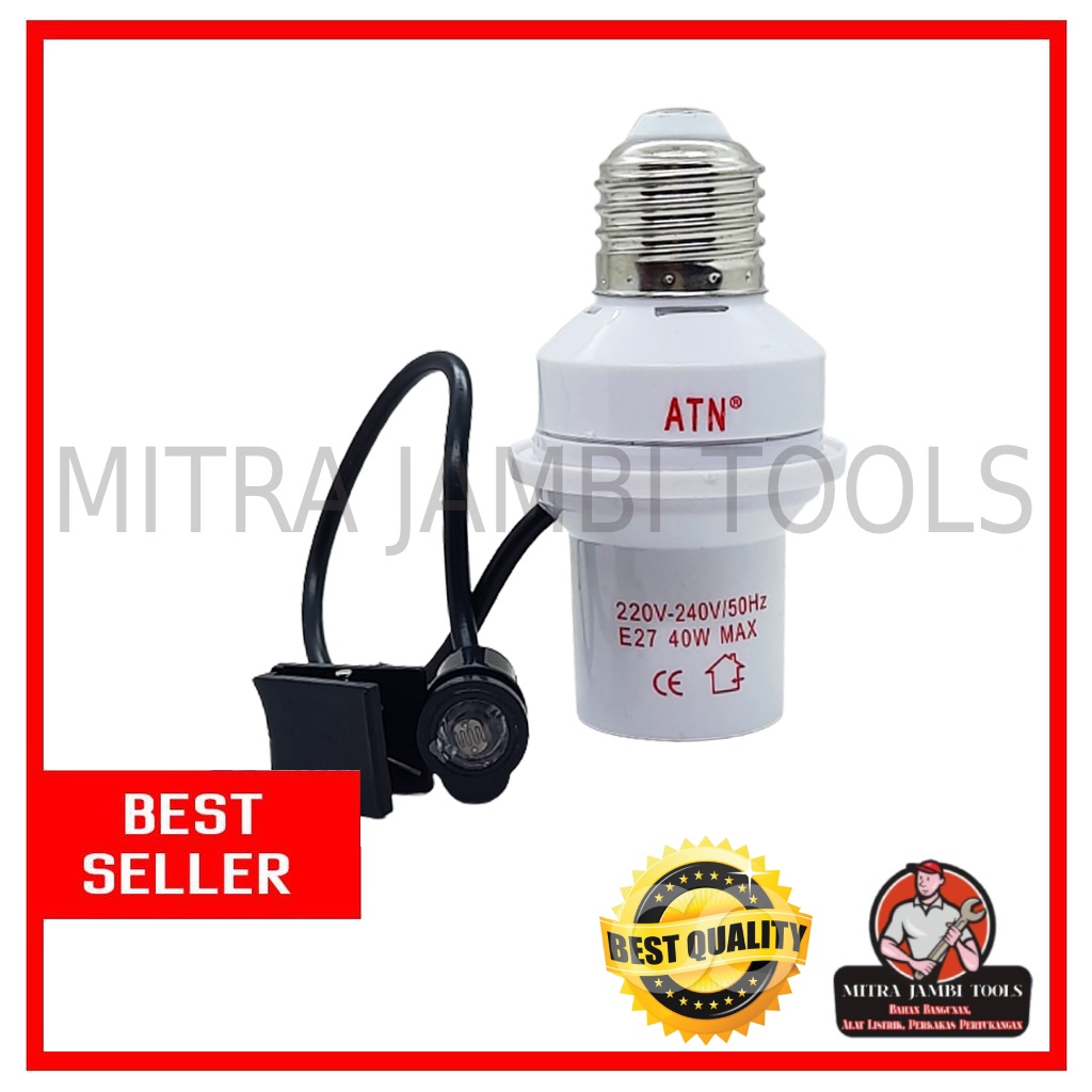 FITTING SENSOR LAMPU OTOMATIS NYALA DAN MATI