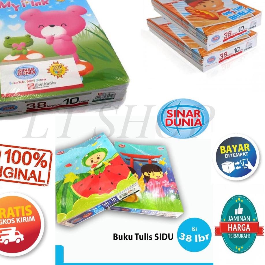 

Diskon!!1 PACK ISI 10 BUKU TULIS BERGARIS SIDU 38 LEMBAR MURAH