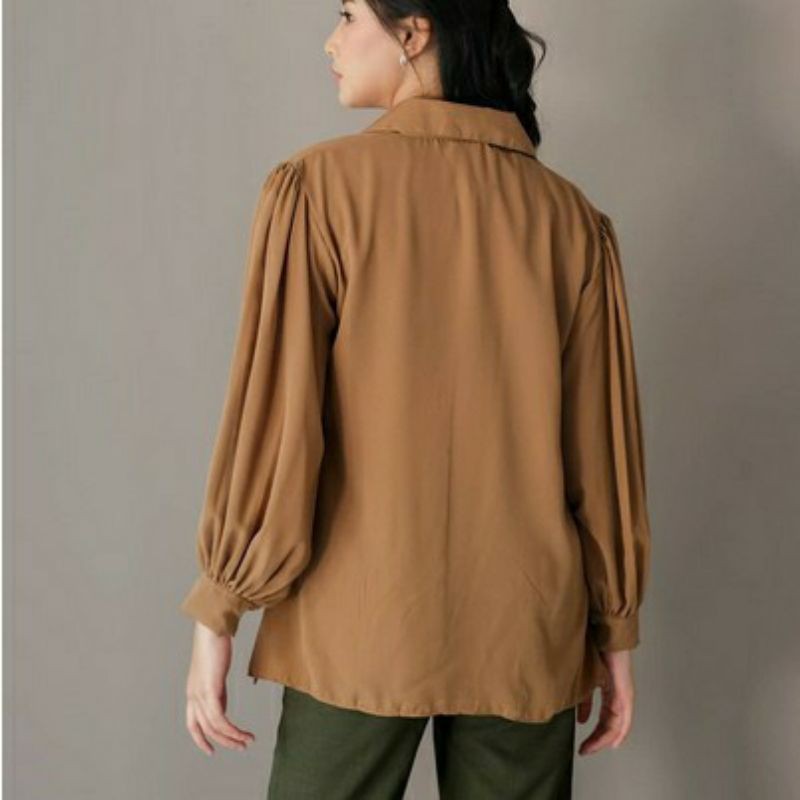 BLOUSE AUDREY #3//Atasan wanita moscrepe