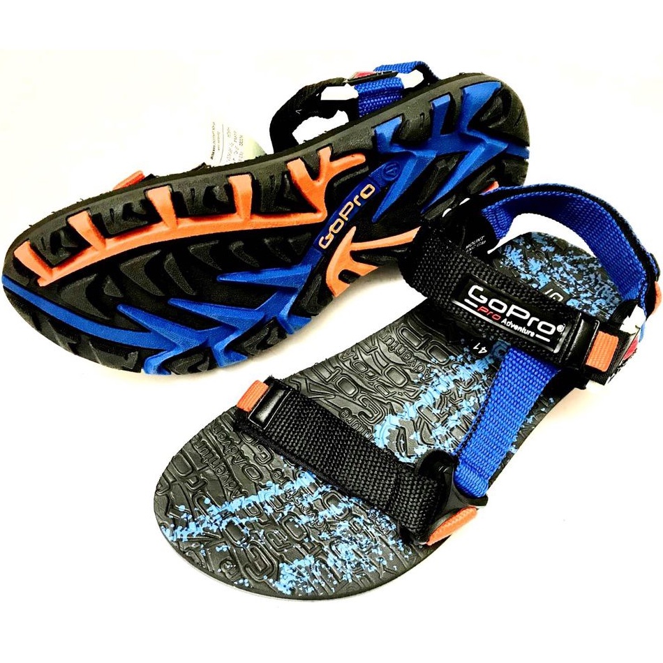 GoPro Sandal Gunung outdoor adventure OVERSIZE BIG SIZE SAMPAI SIZE 45 Gunung Hiking Gunung cowo Sendal cowok Go pro pria