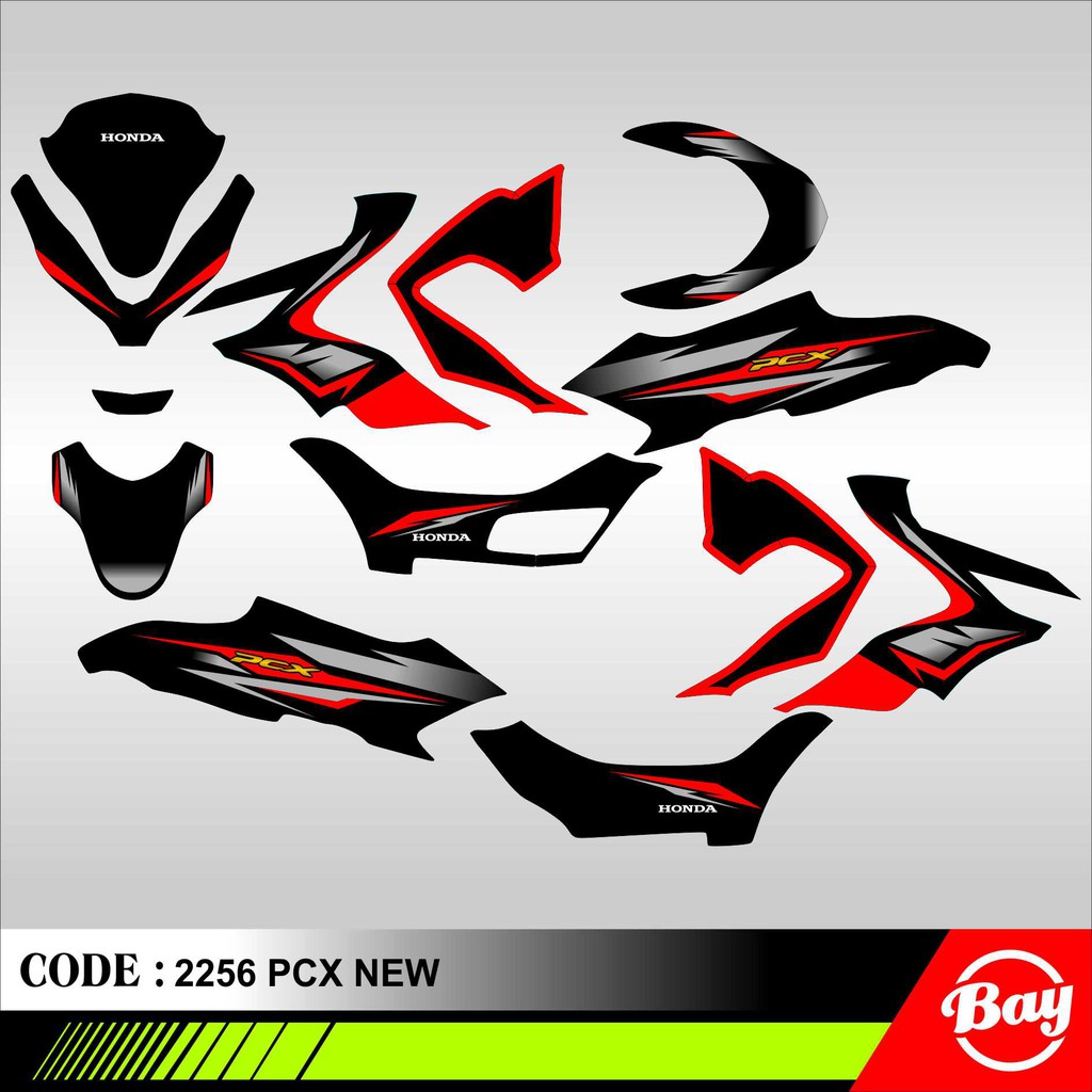 Decal Stiker Motor HONDA PCX 160cc Lama/New Full Body Sticker Custom Variasi