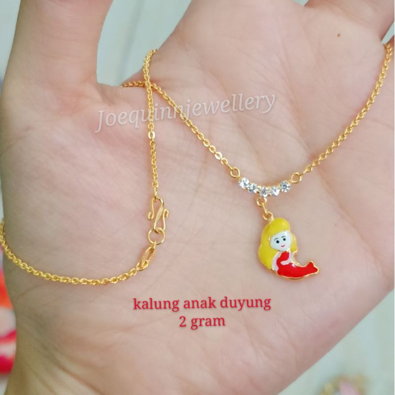 kalung duyung anak emas muda