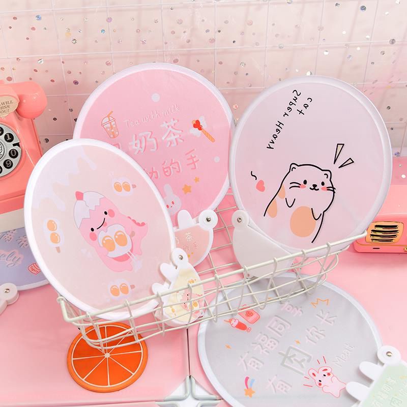 Kipas bulat Lipat Kipas Kain Lipat Kipas Korea Kipas Saku Portable