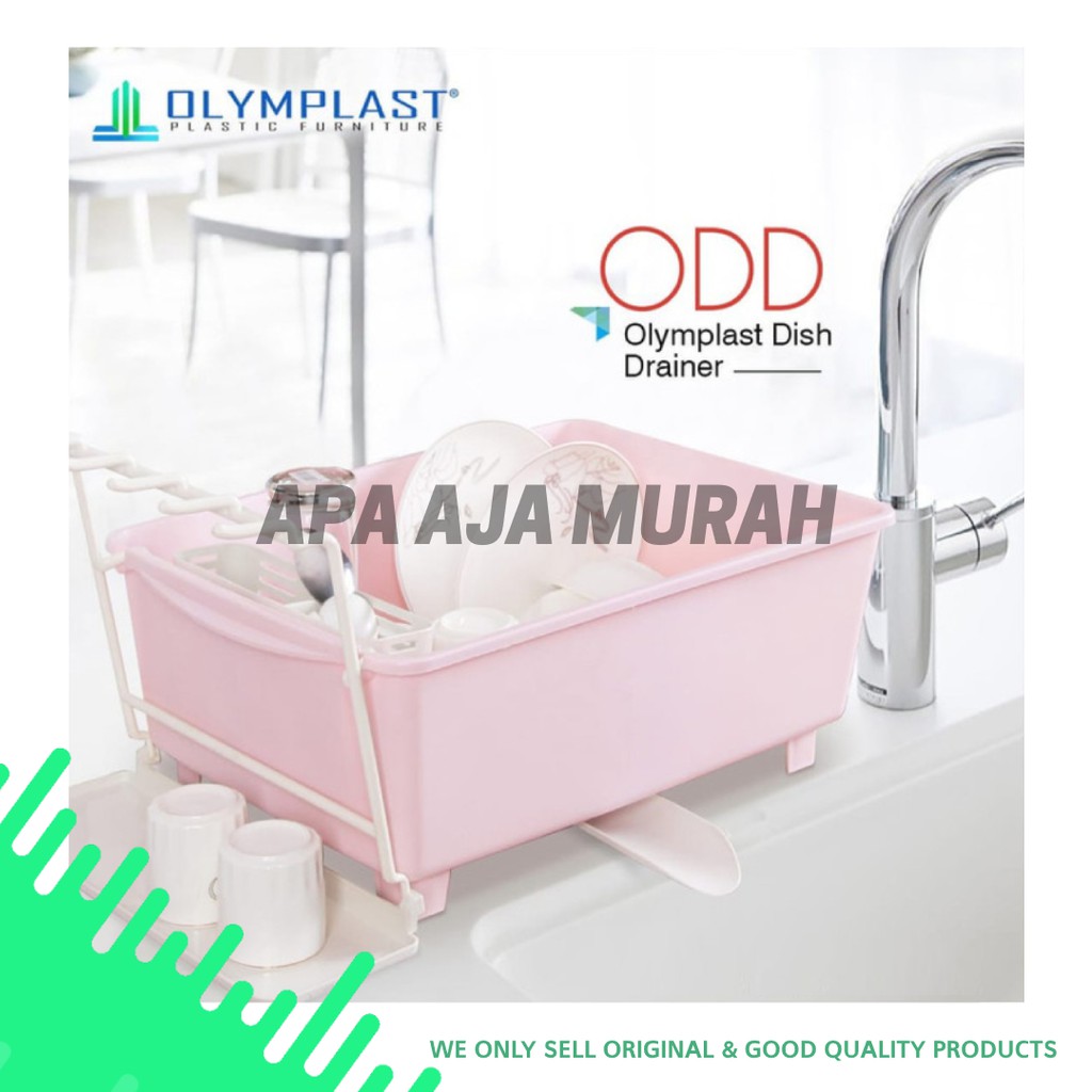 RAK PIRING PLASTIK ODD OLYMPLAST DENGAN TUTUP TEMPAT PENYIMPANAN PIRING GELAS MANGKOK