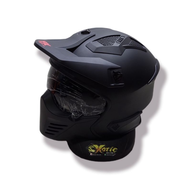 helm motor modular masker airsoft gun pilot swat polisi densus army jpx mx 726r 726 r