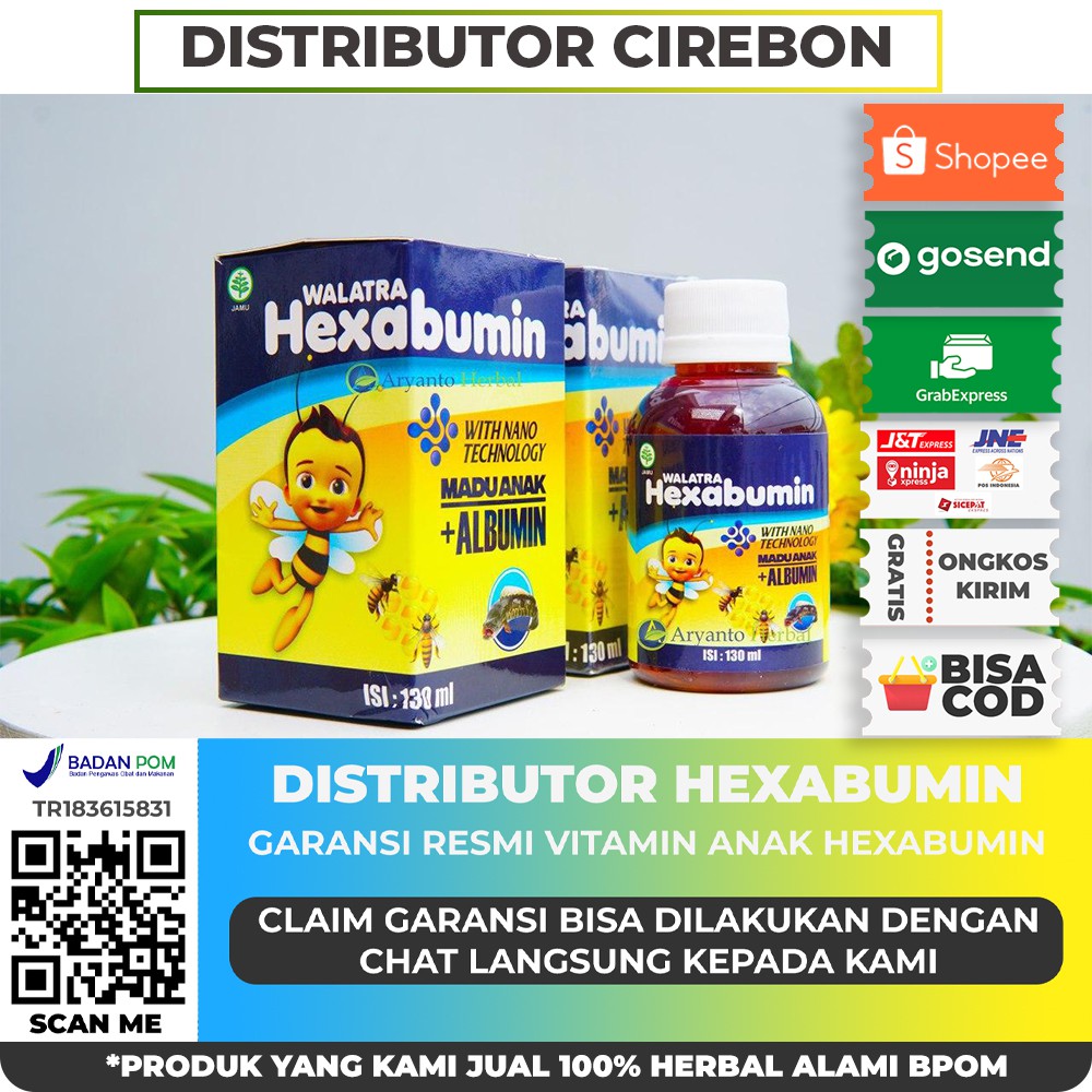 Walatra Hexabumin Original - Madu Anak Asli Plus Albumin Ikan Gabus - CIREBON