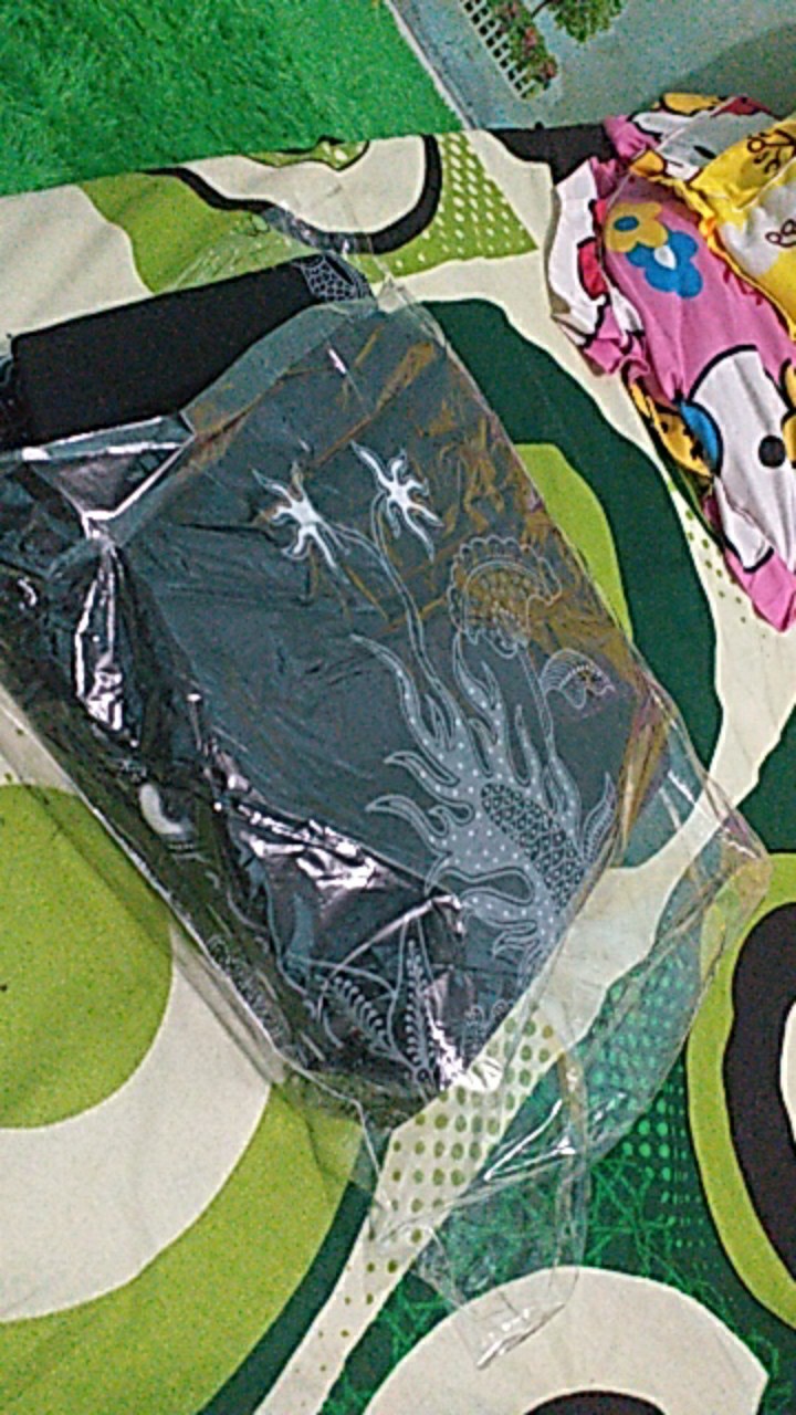 Peksi Lawasan Kemeja Batik Pria Lapis Furing Katun Primisima Batik Solo Batik Warna Abu Grey