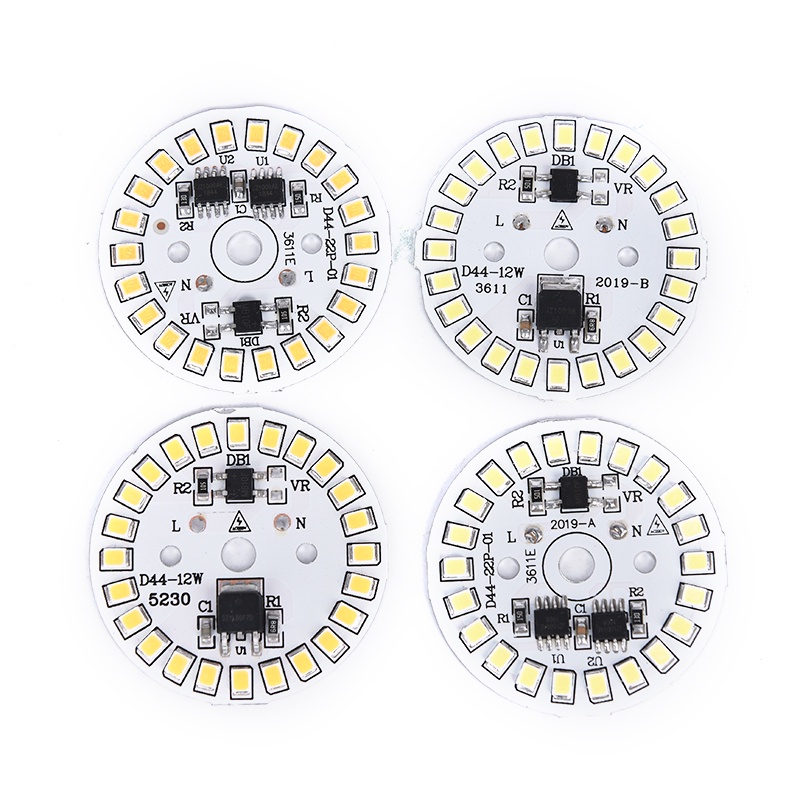 &lt; E2id &amp; &gt; Plat Modul Lampu Bohlam LED SMD Bentuk Bulat