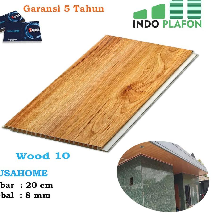 Langsung Pesan plafon pvc motif kayu nusahome wood 10