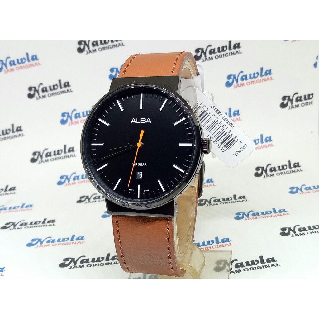 Alba Quartz AS9H23X1 Analog Black Dial - Jam Tangan Pria AS9H23