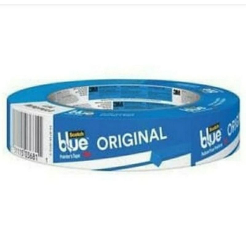 

Lakban kertas 3M biru-Shcotch Masking tape Blue 3M 24mmx50M