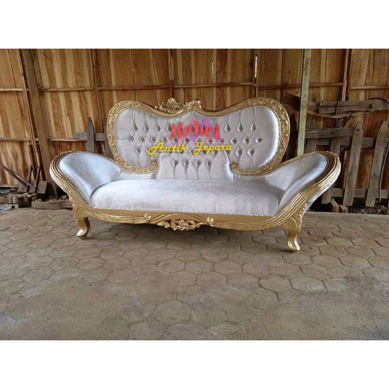Sofa ukir sofa santai model perahu