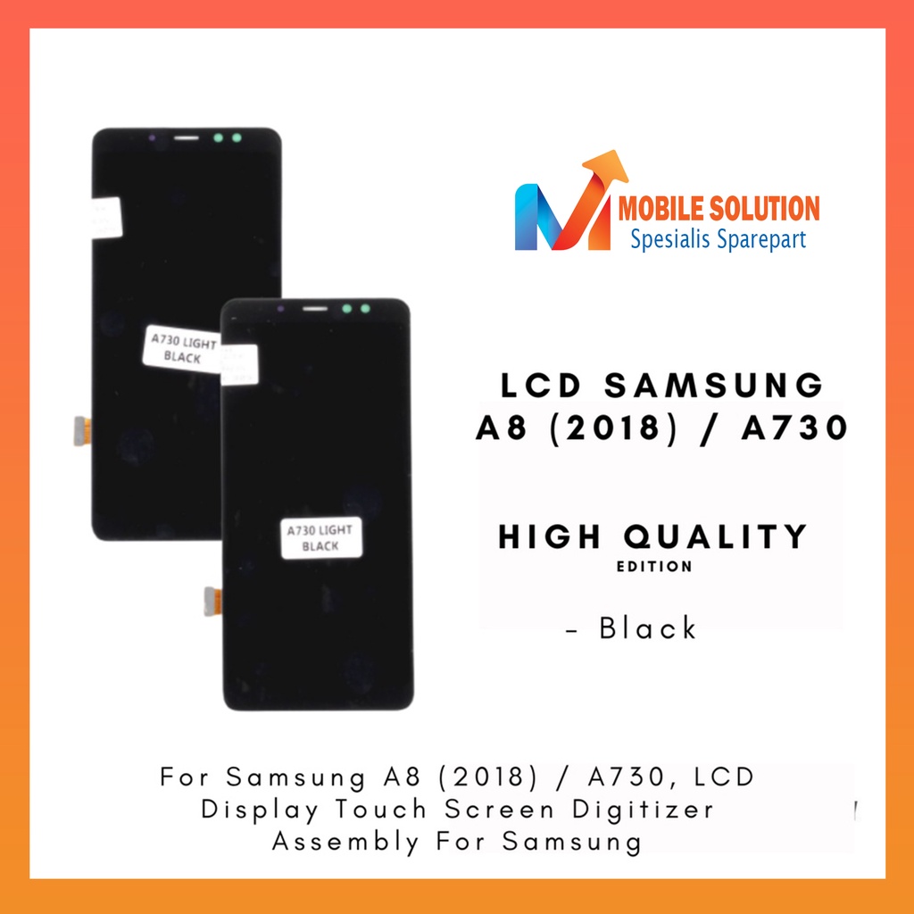 Grosir LCD Samsung A8 Plus incel 2018 A730 Fullset Touchscreen ORIGINAL 100% Garansi 1 Bulan + Packing / Bubbel