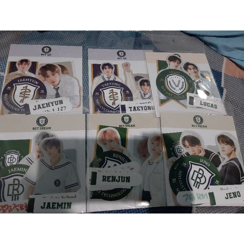 [baca desc] Luggage b2s kit nct dream wayv pc jaemin jeno taeyong jaehyun renjun lucas 127 photocard
