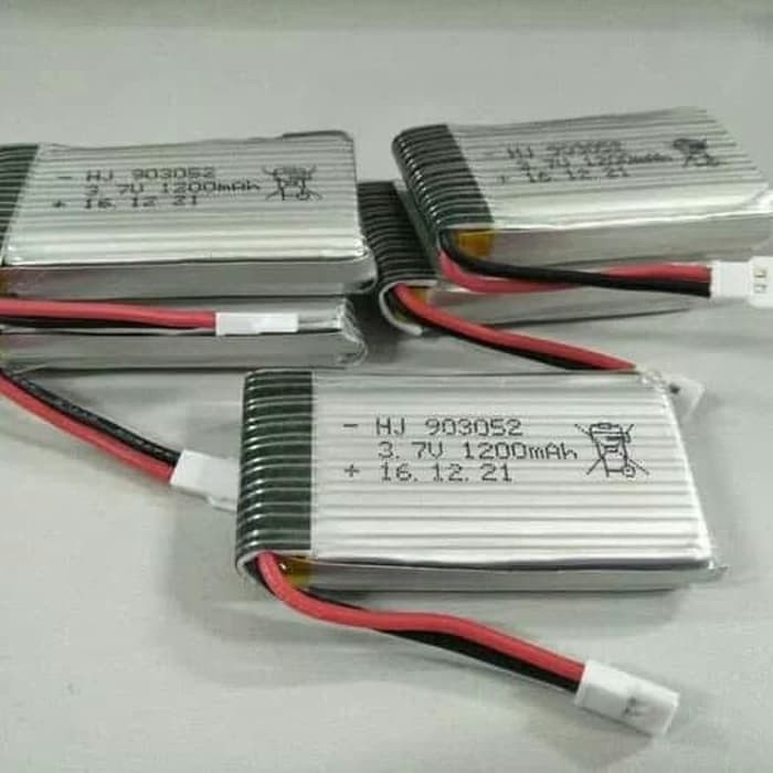 Original Terbaik Batrai / Baterai Drone 750mah 800mah 1200mah 1800 mah 3,7volt battery colokan putih