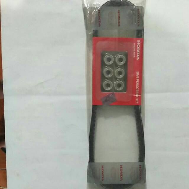 Paket Set Roller Vbelt Vanbelt Sabuk V Honda Vario Karbu  Vario Tekno Techno 110 ORI ORIGINAL KVB