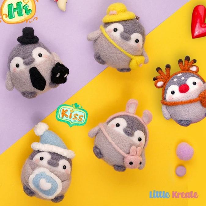 Termantab] Little Kreate Kerajinan Tangan - DIY Wool Felt Craft - Needle Felting