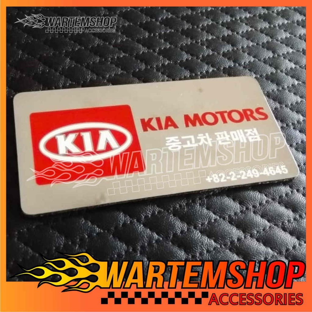 EMBLEM MOBIL STAINLESS KIA DEALER