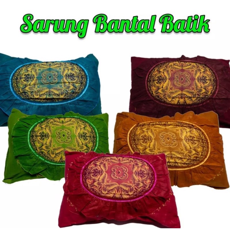 Sarung Bantal Batik Bahan Katun Halus