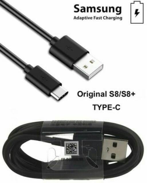 KABEL DATA SAMSUNG USB TYPE -C GALAXY S8 S8+ S9 S9+ A5 A7 2017 Note 8 Note 9  100% Original