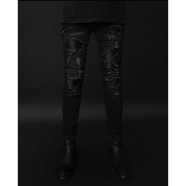 RUCAS SEASON 8 CAVIAR LEATHER BIKER DELIVERI II