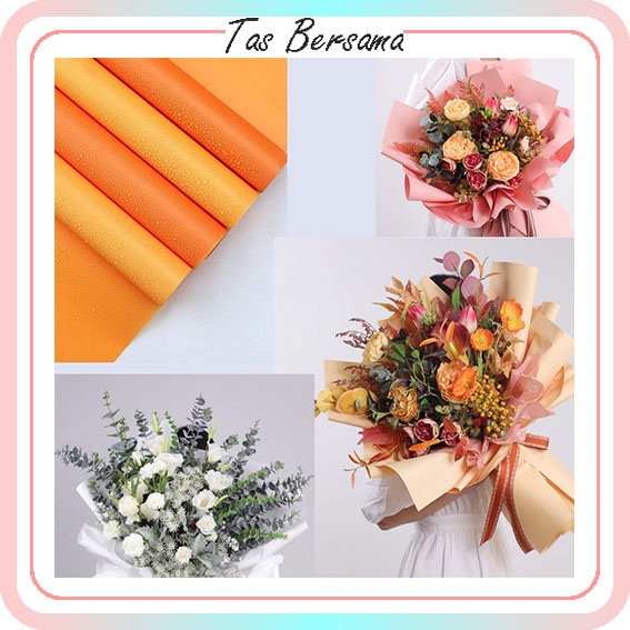 kertas bunga flower wrapping paper cellophane (KB6117)