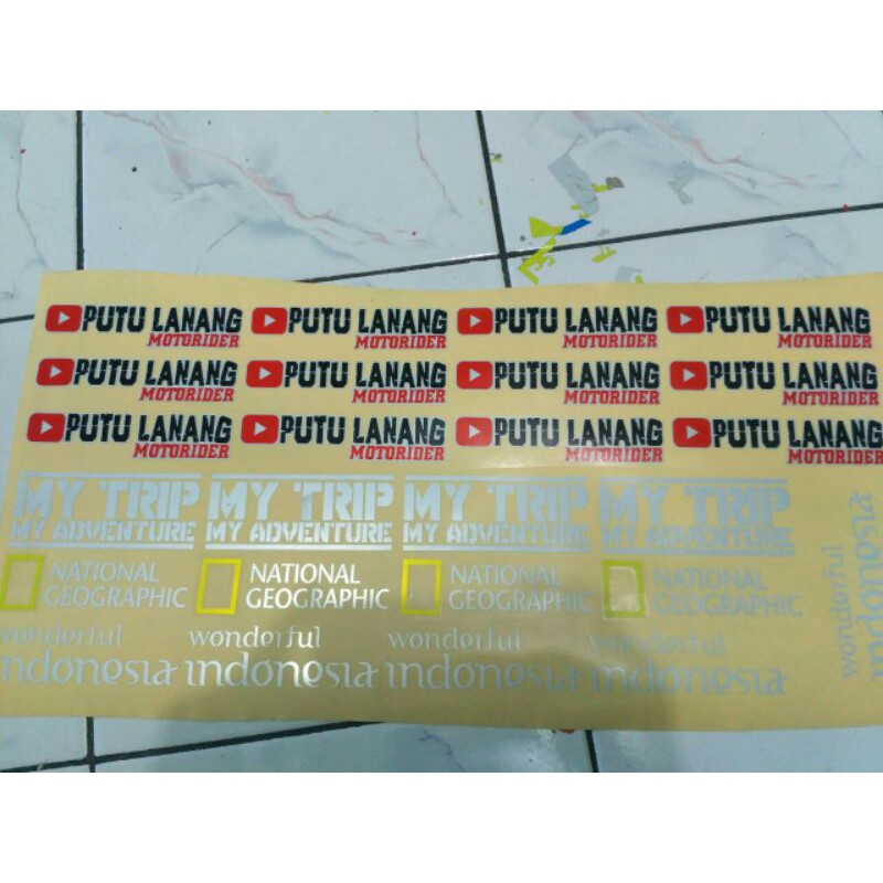 Custom Cutting Sticker - Bikin stiker custom suka suka murah