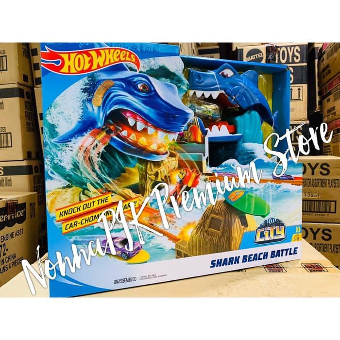 shark beach battle hot wheels city