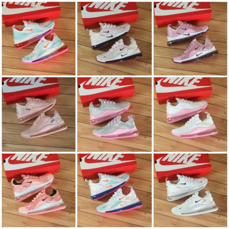 Nike Air Max 720 Ladies Triple Full Black High Premium Original