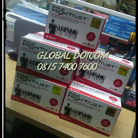 ASLI IMPOR -   RIBBON EVOLIS PEBBLE4 YMCKO (R3011)