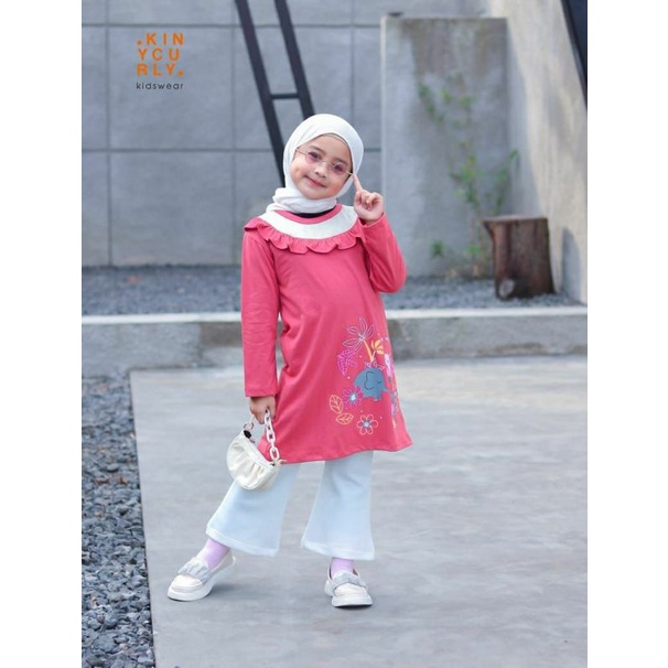 Long tunic by kinycurly 2-8Th/Tunik lengan panjang/Tunik anak