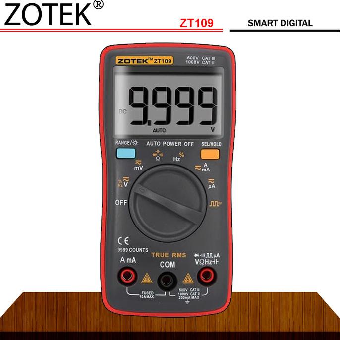 ZOTEK MULTIMETER / AVOMETER DIGITAL / MULTITESTER DIGITAL (ZT109)