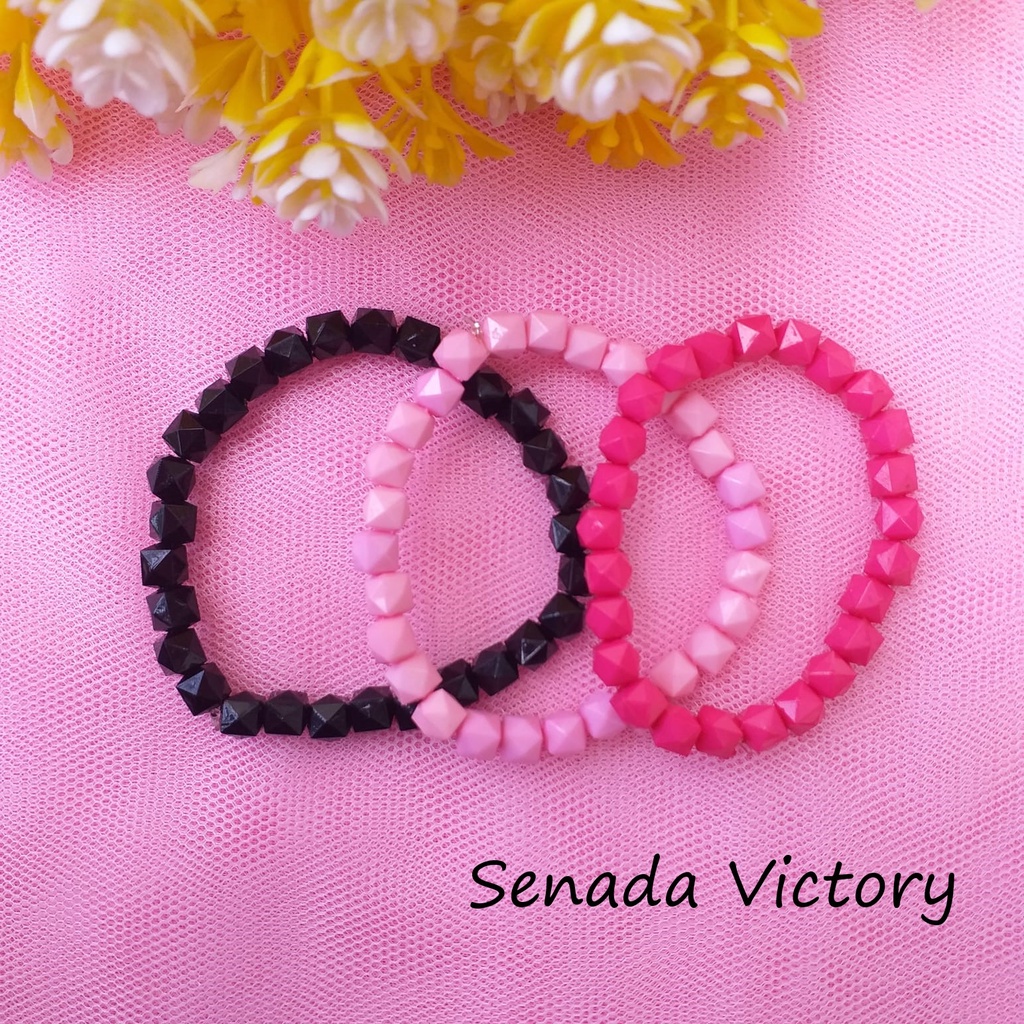 Senada Victory Gelang Anak Kekinian Gelang Manik Warna Aksesoris Anak SGC05